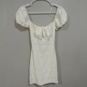 white homecoming dress